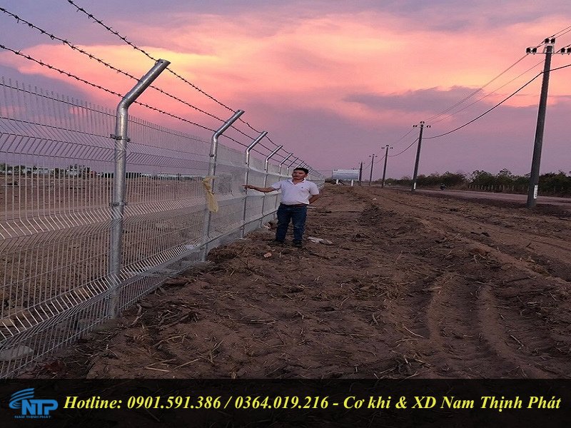 Lưới hàng rào bảo vệ khu công nghiệp