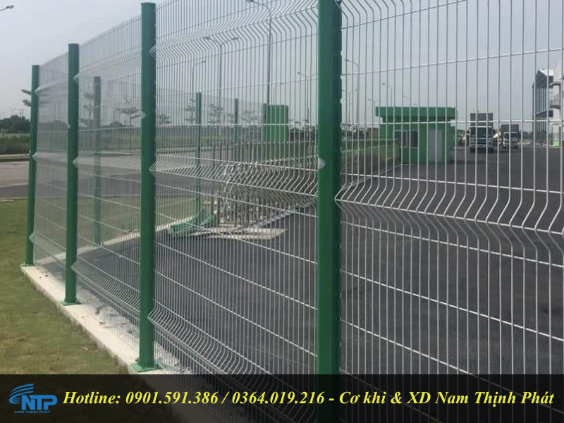 Hàng rào mạ kẽm sơn tĩnh điện