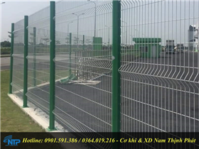 Hàng rào mạ kẽm sơn tĩnh điện