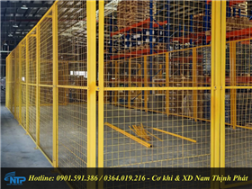 Vách ngăn xưởng hàng rào lưới thép